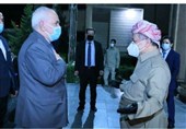 عراق؛ ایرانی وزیرخارجہ کی مسعود بارزانی سے ملاقات