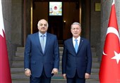 دیدار وزیر دفاع قطر با همتای ترکیه‌ای خود