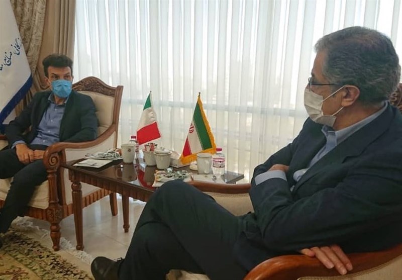 دیدار سفیر ایتالیا با رئیس اتاق بازرگانی تهران