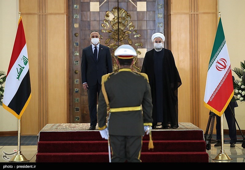 استقبال رئیس‌جمهور از نخست وزیر عراق
