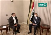 عراقی وزیراعظم کی ایڈمیرل علی شمخانی سے ملاقات، اہم امور پر تبادلہ خیال