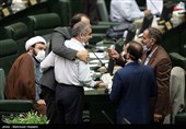 علی نیکزاد نایب رئیس مجلس در جلسه علنی مجلس شورای اسلامی