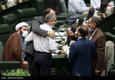 علی نیکزاد نایب رئیس مجلس در جلسه علنی مجلس شورای اسلامی