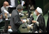 حجت الاسلام مرتضی آقاتهرانی و فریدون عباسی در جلسه علنی مجلس شورای اسلامی