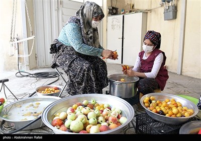 پخت لواشک خانگی در همدان