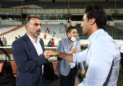 تبریک مجیدی به سرمربی جدید استقلال + عکس
