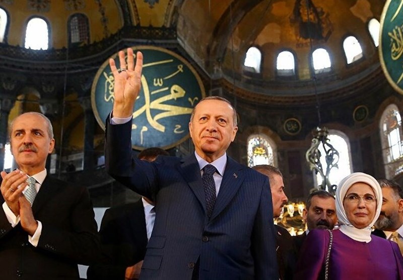 اردوغان: 350 هزار نفر در مراسم بازگشایی مسجد ایاصوفیه شرکت کردند