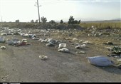 کهگیلویه و بویراحمد| تجمع انبوه زباله‌ها در روستای سمغان و تنفس سخت در روزهای گرم + تصاویر