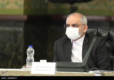 محسن حاجی میرزایی وزیر آموزش و پرورش در جلسه ستاد ملی مقابله با کرونا 