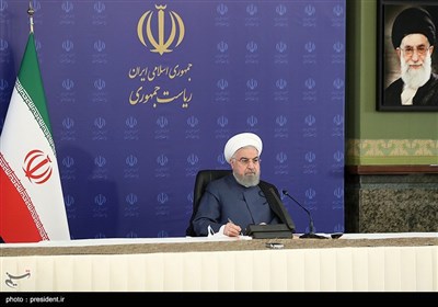 حجت‌الاسلام حسن روحانی رئیس جمهور در جلسه ستاد ملی مقابله با کرونا