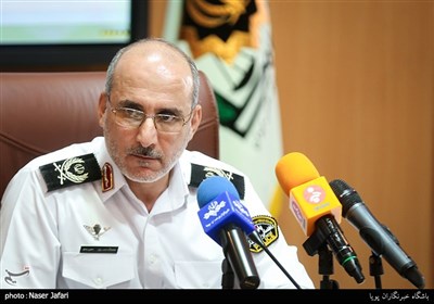 نخستین نشست خبری رئیس جدید پلیس راهور تهران بزرگ