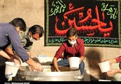 هیئت تعطیل نیست؛ از تولید 5000 ماسک تا اطعام 500 نیازمند در شب شهادت امام باقر(ع) در کرمان + تصاویر