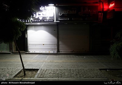 روشنایی های بی مصرف در ساعات پایانی شب در تهران
