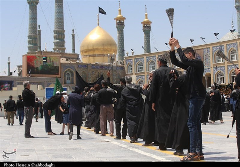 شهر قم در سالروز شهادت امام محمد باقر(ع) غرق در عزا و ماتم است