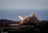 IRGC Fires Underground Ballistic Missiles in War Game