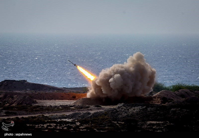 IRGC Fires Underground Ballistic Missiles in War Game