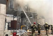 آتش‌سوزی در اداره برق خیابان ستارخان + تصاویر
