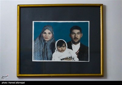 قاب عکس خانوادگی شهید واقعه منا حاج ولی سلطانی