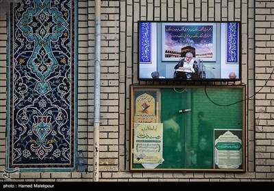 مراسم دعای عرفه امام حسین (ع) در مسجد ارک تهران