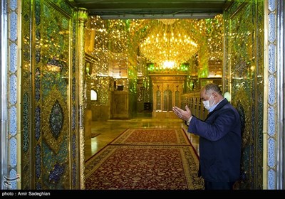 مراسم دعای عرفه در حرم حضرت احمد بن موسی شاهچراغ (ع) - شیراز