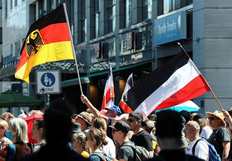 تظاهرات گسترده در برلین در اعتراض به محدودیت‌های کرونایی