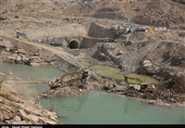 بوشهر| افتتاح تونل انحرافی و آغاز ساخت فرازبند &quot;سد دالکی&quot; به روایت تصاویر
