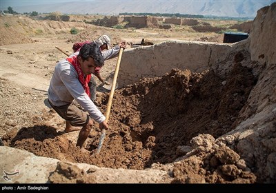 کوره های داغ آجرپزی در گرمای تابستان