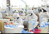 روزانه 600 هزار ماسک در استان کرمانشاه تولید می‌شود