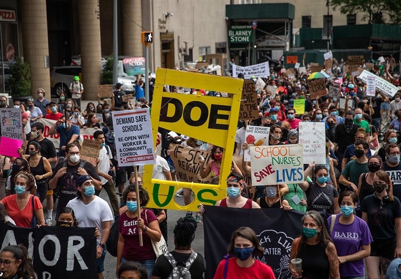 Protesters in NYC March against Unsafe School Reopening (+Video)