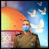 امیر سرتیپ عبدالرحیم موسوی، فرمانده ارتش در مراسم افتتاح سراسرنمای مقاومت سردار سپهبد شهید حاج قاسم سلیمانی