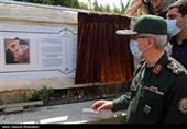 سرلشکر محمد باقری رییس ستاد کل نیروهای مسلح در مراسم افتتاح سراسرنمای مقاومت سردار سپهبد شهید حاج قاسم سلیمانی