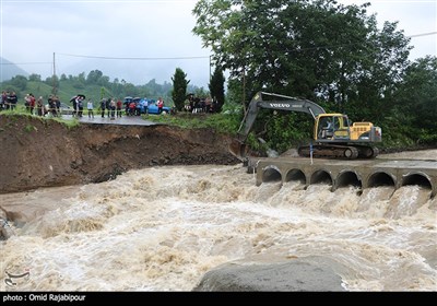 خسارات سیلاب و آبگرفتگی در گیلان