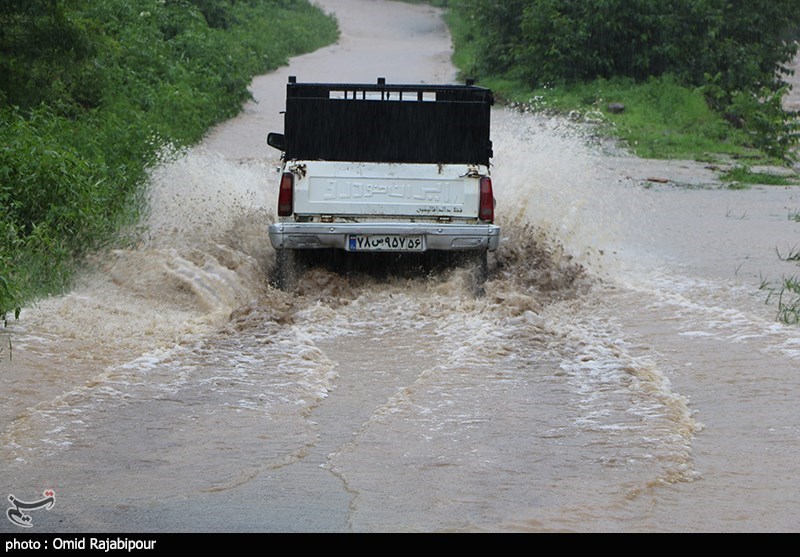 سیلاب در مناطقی از نوار شمالی استان اردبیل جاری شد