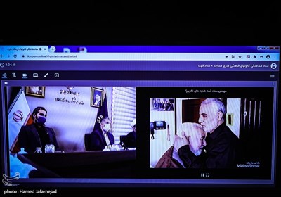 تجلیل خانواده شهیدان «مجید و حمیدرضا انجم‌شعاع» در استان کرمان از طریق ویدئو کنفرانس