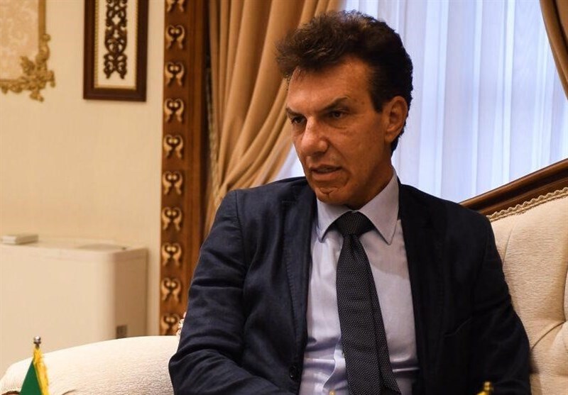 Italian Ambassador to Iran Perrone Meets Head of Volleyball Federation