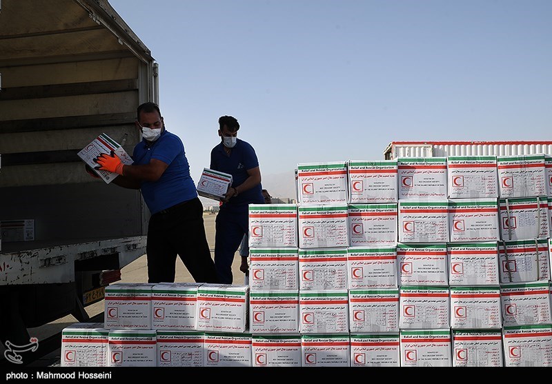 هلال احمر استان قم بیش از 2300 بسته غذایی برای حادثه‌دیدگان لبنان ارسال کرد
