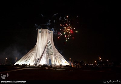 مراسم نورافشانی جشن عید غدیر