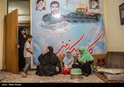 عید غدیر در کنار خانواده شهدا