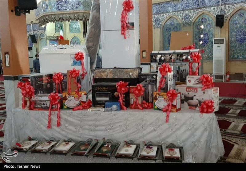 خوزستان| 110 زوج جوان بندر ماهشهر از سوی خیرین جهیزیه دریافت کردند+تصاویر
