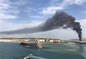 'Explosion' at Sussex Port Sends Thick Black Smoke Cloud That Can Be Seen for Miles into Sky