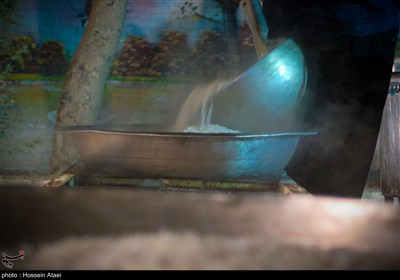 مراسم ضیافت علوی در مسجد امام خمینی اهواز به روایت تصویر