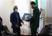 مدیرکل بنیاد حفظ آثار و نشر ارزش‌های دفاع مقدس کرمان از دفتر استانی تسنیم بازدید کرد + تصاویر