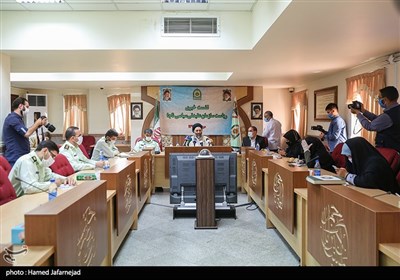 نشست خبری حجت الاسلام سید علیرضا ادیانی رئیس سازمان عقیدتی سیاسی نیروی انتظامی