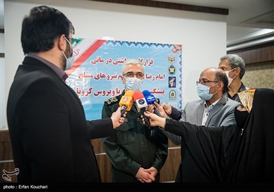 سرلشکر محمد باقری رئیس ستاد کل نیرو‌های مسلح در جمع خبرنگاران