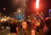 سومین شب ناآرامی‌ها در بلاروس و بازداشت عده‌ای از معترضین