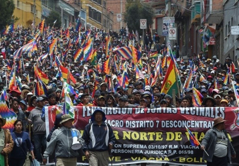معترضان در بولیوی: بیش از این نمی‌توانیم بی‌تفاوت بمانیم