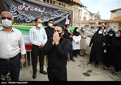 تشییع پیکر دومین شهید مدافع سلامت استان گلستان