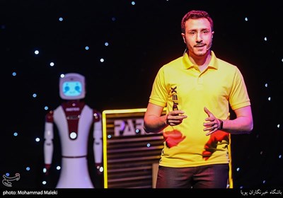 سخنرانی سجاد عباسی فشمی دبیر نمایشگاه اینوتکس 2020 در مراسم افتتاح نمایشگاه اینوتکس 2020