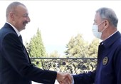 دیدار وزیر دفاع ترکیه با علی‌اف در باکو
