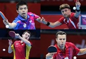10 بازیکن بزرگ تنیس روی میز که دست‌شان به مدال المپیک نرسید+تصاویر
